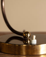 Art Deco-Style Brass Desk Lamp by Helo Leuchten, Germany, 1960s - Lone Fox
