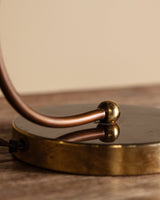 Art Deco-Style Brass Desk Lamp by Helo Leuchten, Germany, 1960s - Lone Fox