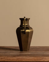 Art Deco Style Brass Vase with Handles, Germany, 1960's - Lone Fox
