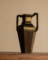 Art Deco Style Brass Vase with Handles, Germany, 1960's - Lone Fox