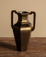 Art Deco Style Brass Vase with Handles, Germany, 1960's - Lone Fox