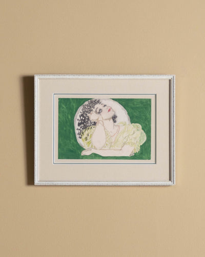 Art Deco Style Portrait of a Woman, 1930s - Lone Fox