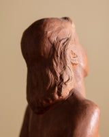 Art Deco Terracotta Sculpture by Nándor Berkes, Hungarian, 1940s - Lone Fox