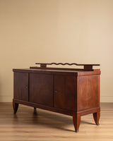 Art Deco Three-Door Oak Sideboard, France, 1940s - Lone Fox