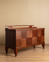 Art Deco Three-Door Oak Sideboard, France, 1940s - Lone Fox