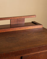 Art Deco Three-Door Oak Sideboard, France, 1940s - Lone Fox