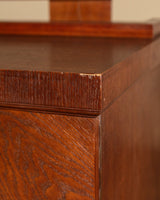 Art Deco Three-Door Oak Sideboard, France, 1940s - Lone Fox