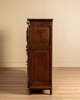 Art Deco Walnut Cabinet Manner of Charles Dudouyt, France, 1940s - Lone Fox