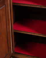 Art Deco Walnut Cabinet Manner of Charles Dudouyt, France, 1940s - Lone Fox