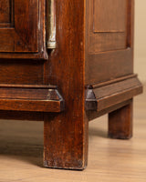Art Deco Walnut Cabinet Manner of Charles Dudouyt, France, 1940s - Lone Fox