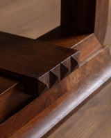 Art Deco Walnut Writing Desk / Dining Table, France, 1940's - Lone Fox