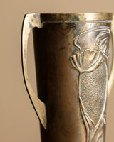 Art Nouveau Brass and Copper Vase, European, 1910's - Lone Fox
