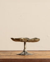 Art Nouveau Bronze Floral Pedestal Tray, 1930's - Lone Fox