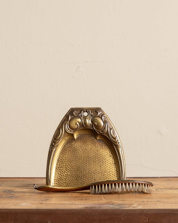 Art Nouveau Copper Dust Pan Set, Netherlands, 1910 - Lone Fox