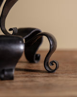 Art Nouveau Iron Scrollwork Table Lamp, France, 1920s - Lone Fox