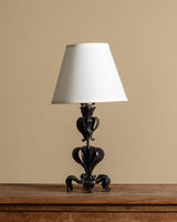 Art Nouveau Iron Scrollwork Table Lamp, France, 1920s - Lone Fox