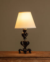 Art Nouveau Iron Scrollwork Table Lamp, France, 1920s - Lone Fox