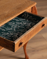Art Nouveau Oak Writing Table with Cabriole Legs, Early 20th Century - Lone Fox