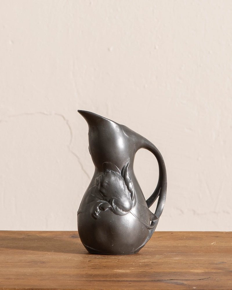 Art Nouveau Pewter Pitcher - Lone Fox