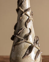 Art Nouveau Style Studio Pottery Leaf Vase, 1960s - Lone Fox