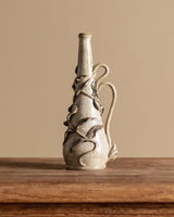 Art Nouveau Style Studio Pottery Leaf Vase, 1960s - Lone Fox