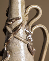 Art Nouveau Style Studio Pottery Leaf Vase, 1960s - Lone Fox