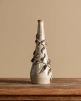 Art Nouveau Style Studio Pottery Leaf Vase, 1960s - Lone Fox