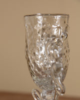 Artist Made Twisted Glass Chalice - Lone Fox