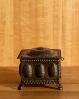 Arts & Crafts Hammered Copper Jewelry Box, Belgium, 1920's - Lone Fox