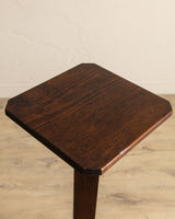 Arts & Crafts Wood Pedestal, 1930's - Lone Fox