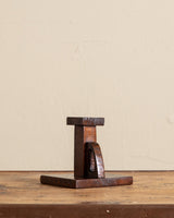 Arts & Crafts Wooden Taper Holder, 1930's - Lone Fox