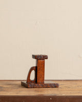 Arts & Crafts Wooden Taper Holder, 1930's - Lone Fox