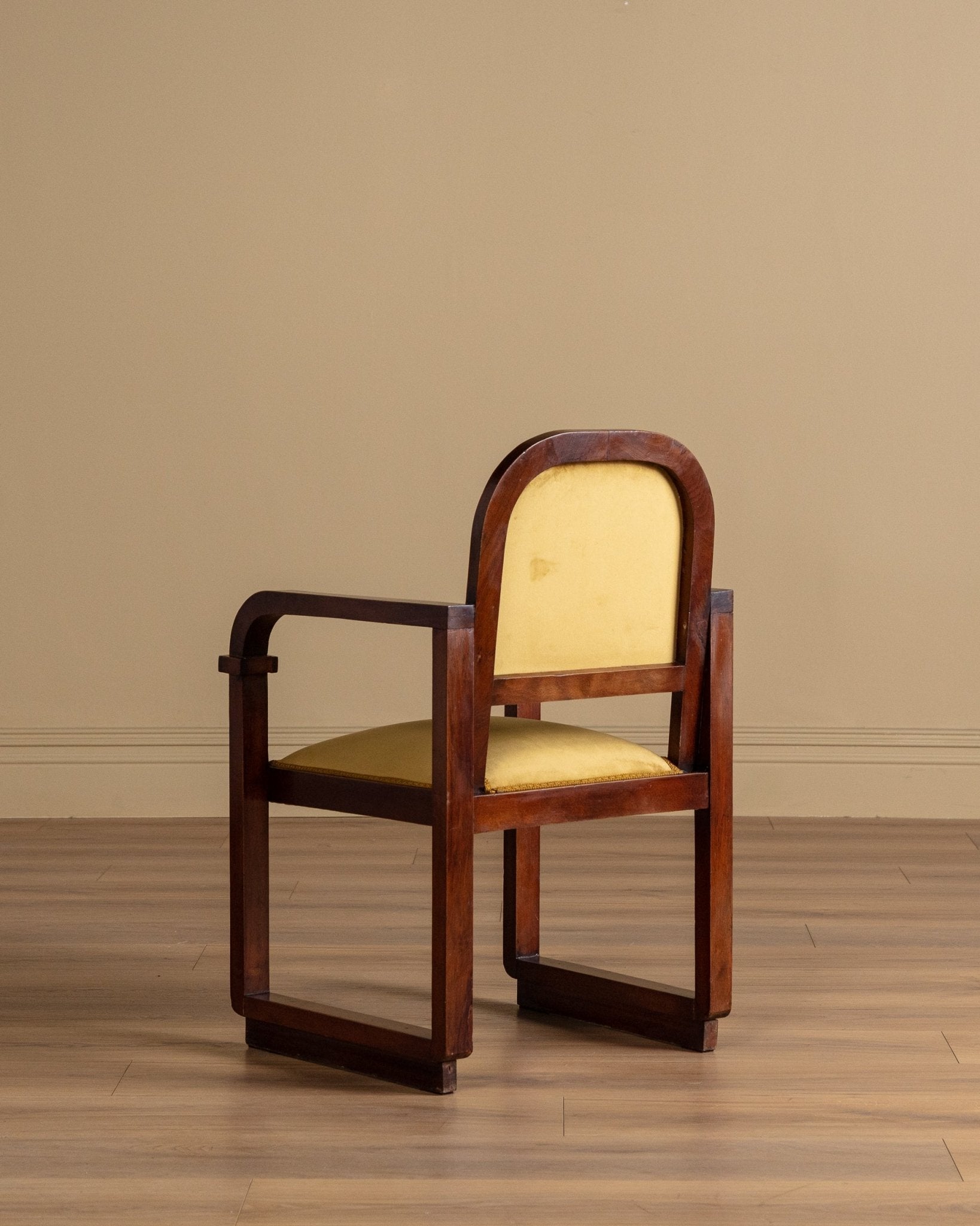 Austrian Secessionist Style Mahogany Chair, Vienna, 1920's (2 Availabl ...