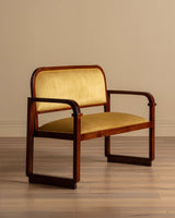 Austrian Secessionist Style Mahogany Settee, Vienna, 1920's - Lone Fox