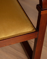 Austrian Secessionist Style Mahogany Settee, Vienna, 1920's - Lone Fox