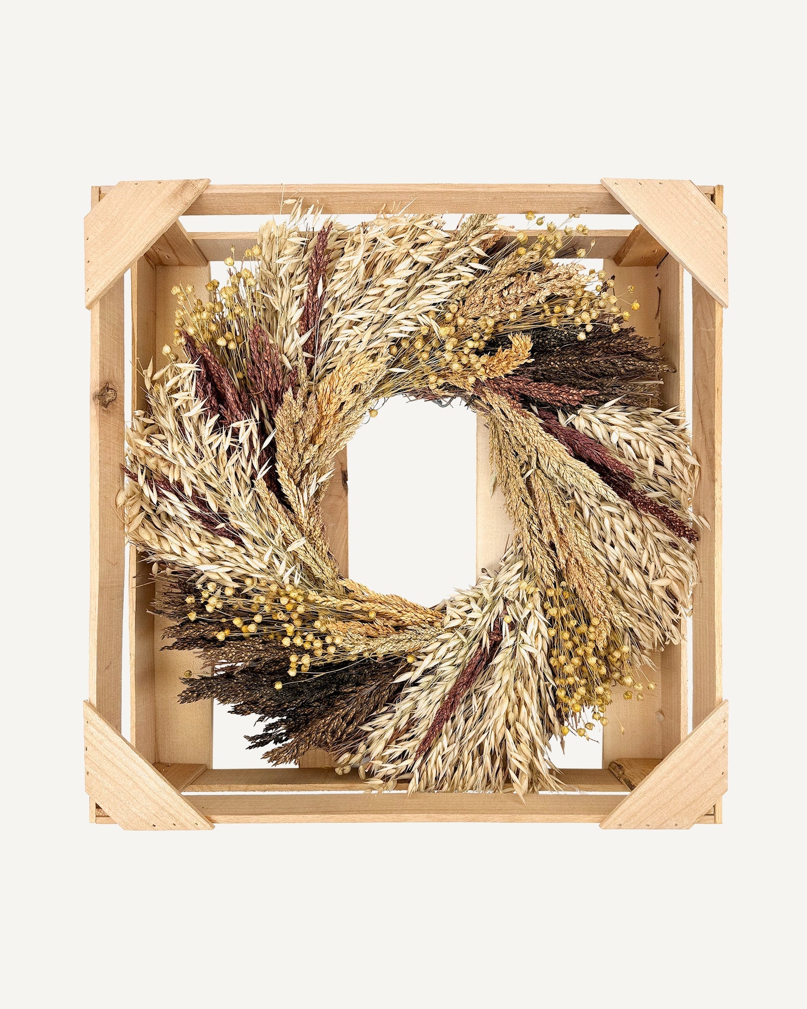 Autumn Grains Wreath - Lone Fox