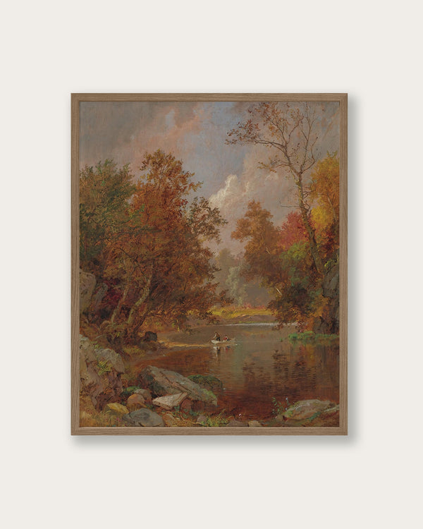 "Autumn on the River" Art Print - Lone Fox