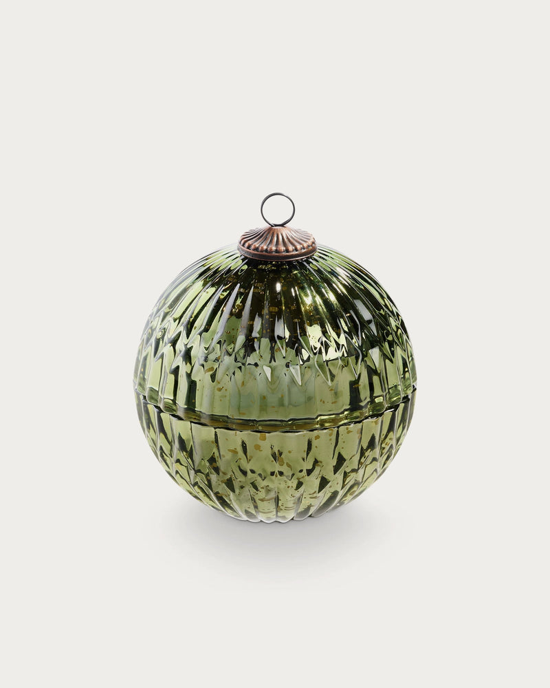 Balsam & Cedar Green Mercury Ornament Candle - Lone Fox