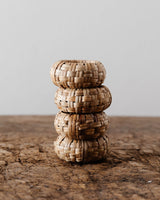 Basketwoven Napkin Rings (Set of 4) - Lone Fox