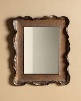 Bat Wing Ribbon-Edge Gilt Mirror, France, Early 20th Century - Lone Fox
