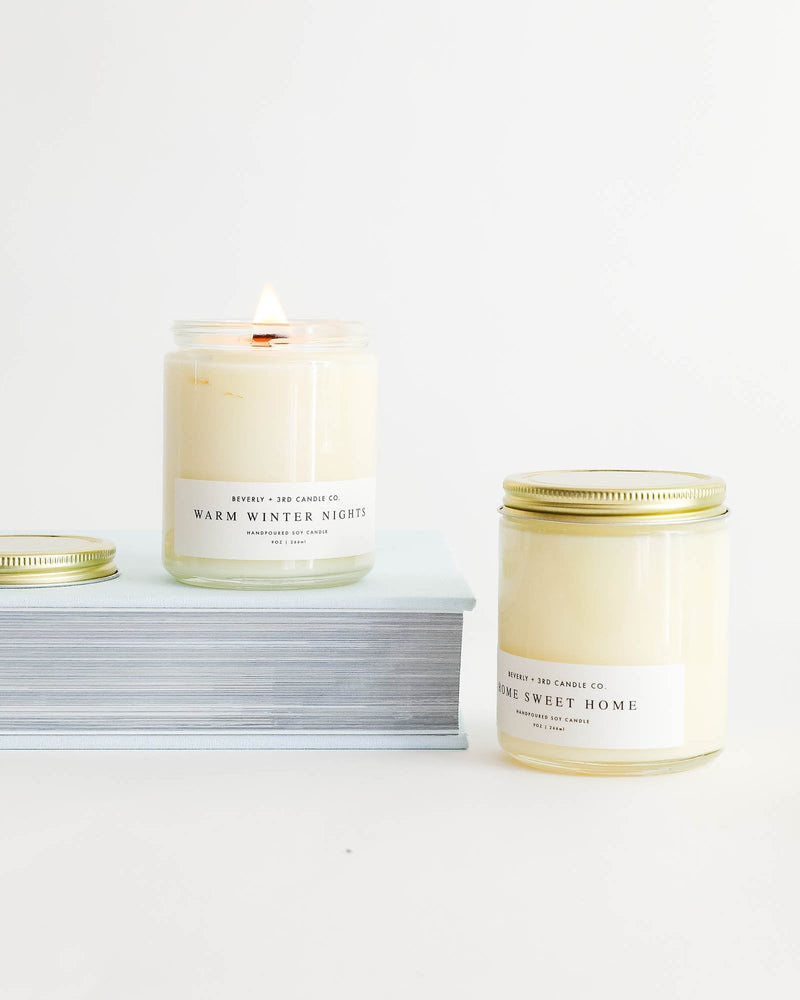 Beverly & 3rd Hand - poured Soy Candles - Lone Fox