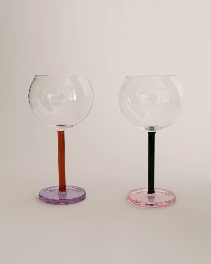 Bilboquet Wine Glasses - Lone Fox