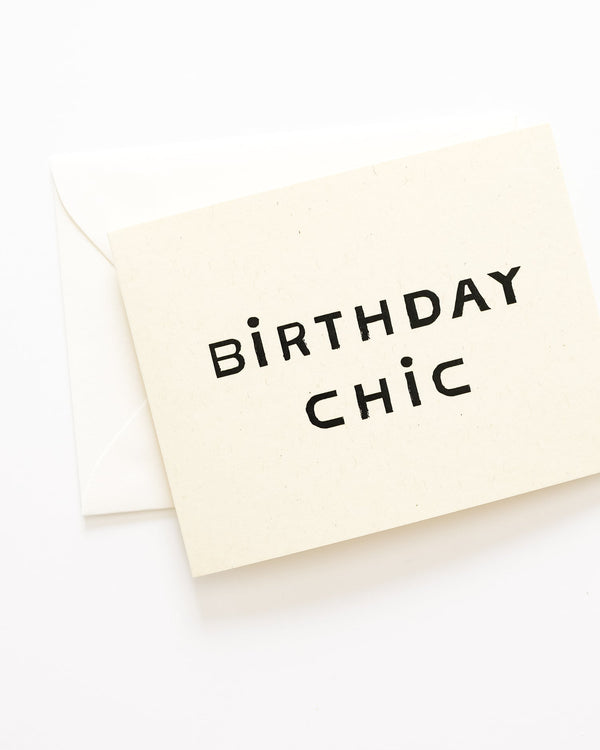 Birthday Chic Card - Lone Fox