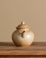Bisque Speckled Stoneware Teapot, France, 1970s - Lone Fox