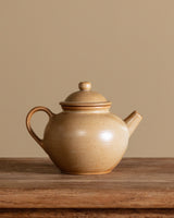 Bisque Speckled Stoneware Teapot, France, 1970s - Lone Fox