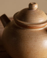 Bisque Speckled Stoneware Teapot, France, 1970s - Lone Fox