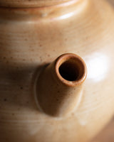 Bisque Speckled Stoneware Teapot, France, 1970s - Lone Fox