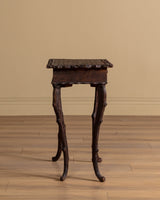 Black Forest Carved Occasional Table, Switzerland, 19th Century - Lone Fox