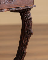 Black Forest Carved Occasional Table, Switzerland, 19th Century - Lone Fox