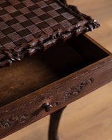 Black Forest Carved Occasional Table, Switzerland, 19th Century - Lone Fox